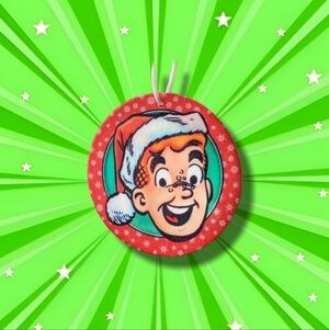 Archie Christmas Air Freshener - Peppermint